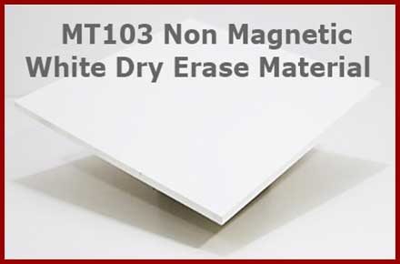 Custom cut dry erase material - make any size up to 4 feet x 8 feet.