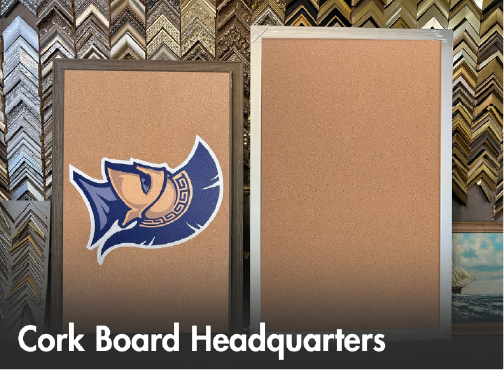 This stylish combination board features a magnetic whiteboard