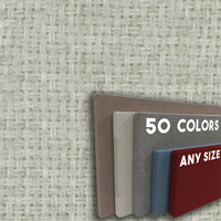 FW800-WW4 Neutral Soft Blue Grey - Wide Weave Textured Hook And Loop