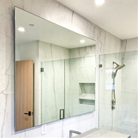 Custom Flat Polish Frameless Wall Mirrors