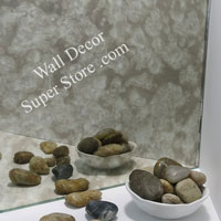 Custom Antique Mirror Floating Clouds Style 