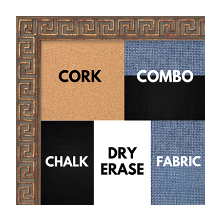 BB1217-1 ANTIQUE GREY - 0.875 Inch Wide - Cork, Chalk, Dry Erase, Combo, Fabric Wrap 