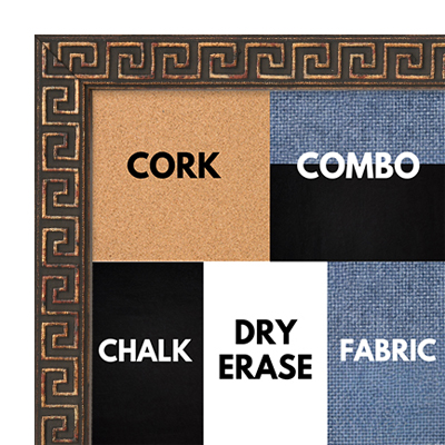 BB1217-2 ANTIQUE BLACK - 0.875 Inch Wide - Cork, Chalk, Dry Erase, Combo, Fabric Wrap 
