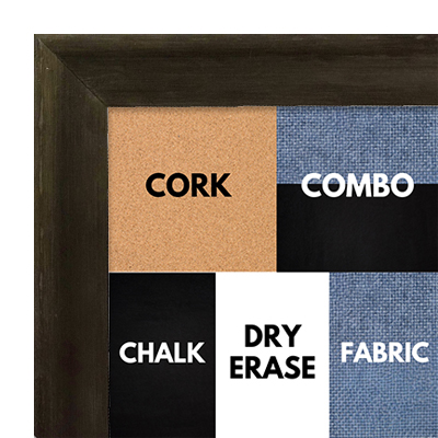 BB1236-1 - Bronze - 1.25 Inch Wide - Custom Cork, Chalk, Dry Erase