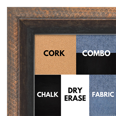 BB1242-1 - Eiffel Bronze - 1.5625 Inch Wide - Custom Cork, Chalk, Dry Erase