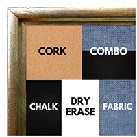 BB1209-2 Bronze  - 0.75 Inch Wide - Custom Cork, Chalk, Dry Erase
