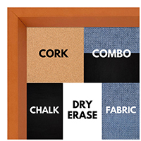 BB1212-10 Orange - 0.69 Inch Wide - Custom Cork, Chalk, Dry Erase