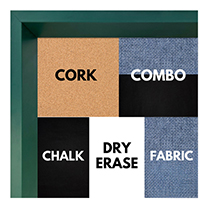 BB1212-4 Green - 0.69 Inch Wide - Custom Cork Chalk Dry Erase