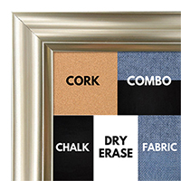 BB1520-10 Silver Large Wall Board Cork Chalk Dry Erase