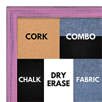 BB1532-10 Distressed Soft Pink - Small Custom Cork Chalk or Dry Erase Board