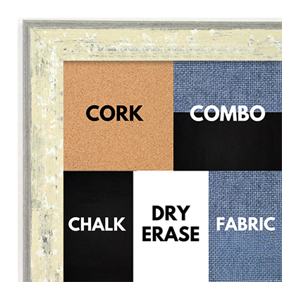 BB1735-1 | Distressed Oat | Custom Cork Bulletin Board | Custom White Dry Erase Board | Custom Chalk Board