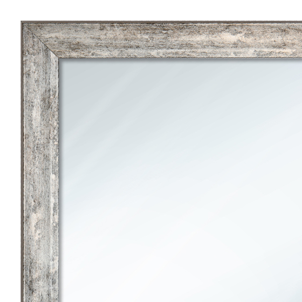 MR1223-3 Colosseum II Soft Pewter - Custom Small Mirror - 0.75 Ich Wide