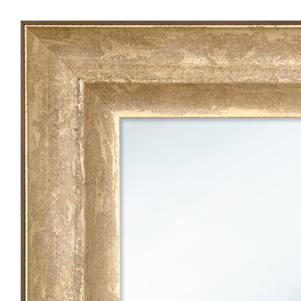 MR1224-2 Colosseum II Moon Gold - Custom Large Mirror - 2.0 Inch Wide
