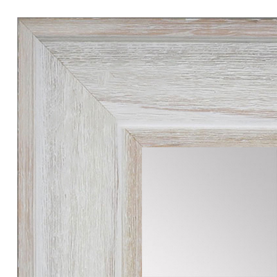 MR1514-1 White Distressed Barnwood - Extra Large Custom Wall Mirror Custom Floor Mirror