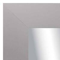 MR1048-8 Large Matte White Custom Framed Mirror - Your Size