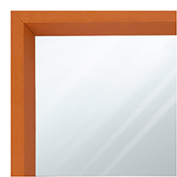 MR1212-10 Orange - Custom Small Mirror - 0.69 Inch Wide