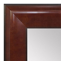 MR1509-3 Walnut Large Custom Wall Mirror Custom Floor Mirror