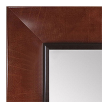 MR1526-2 Pecan - Extra Large Custom Wall Mirror Custom Floor Mirror