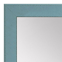 MR1570-11 Distressed Aqua Blue - Medium Custom Wall Mirror Custom Floor Mirror