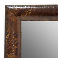 MR1693-3 | Dark Maple Burl Moulding | Custom Wall Mirror | Decorative Framed Mirrors | Wall D�cor
