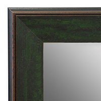MR1734-4 | Distressed Evergreen | Custom Wall Mirror | Decorative Framed Mirrors | Wall D�cor