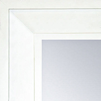 MR1868-2 Matte Satin White - Value Priced - Large Custom Wall Mirror Custom Floor Mirror