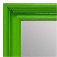 MR1961-3 Large Light Green High Gloss Custom Mirror With Scoop