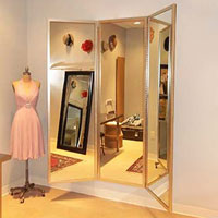 WM1010 - Dressing Room Style - Custom Three Panel Dressing Mirror