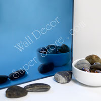 AM95-5 Blue - Frameless Colorful Custom Cut Mirror Glass