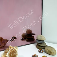 AM95-8 Amethyst - Purple Frameless Colorful Custom Cut Mirror Glass