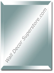 Purchase a beveled premium clear frameless mirror to your size