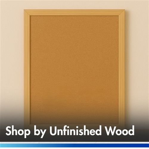 UNFINISHED WOOD: Cork - Chalk - Dry Erase