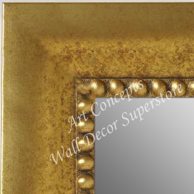 MR5203-3 Distressed Gold - Extra Large Custom Wall Mirror Custom Floor Mirror