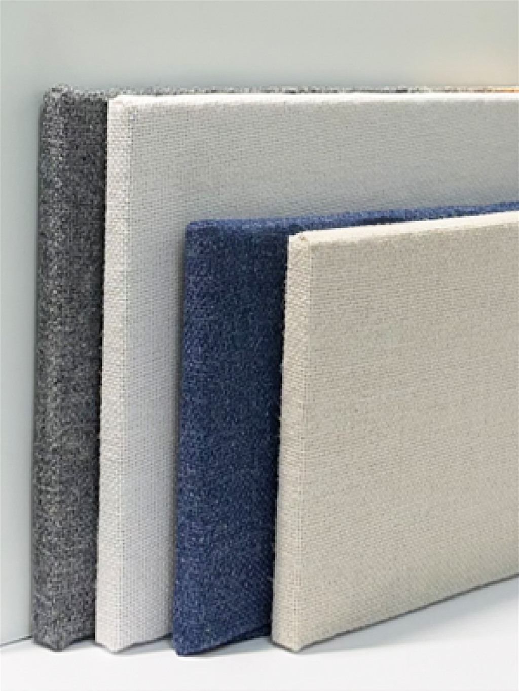 3/4" Thick Textured Fabric Boards (3) Sizes: White, Off White, Grey or Blue, Mix Match Colors - Limit 5