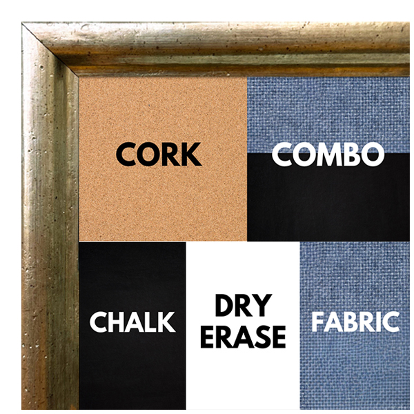 BB1209-2 Bronze  - 0.75 Inch Wide - Custom Cork, Chalk, Dry Erase