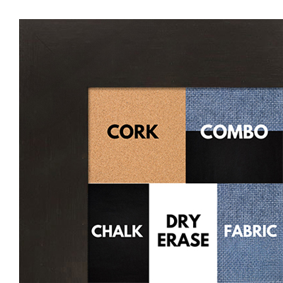 BB1545-1 Coffee Brown | Cork Bulletin Board | Custom White Dry Erase Board | Custom Chalk Board