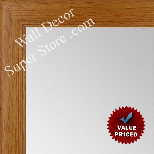 MR1044-2 Honey Maple with Inside Ridges - Custom Mirror