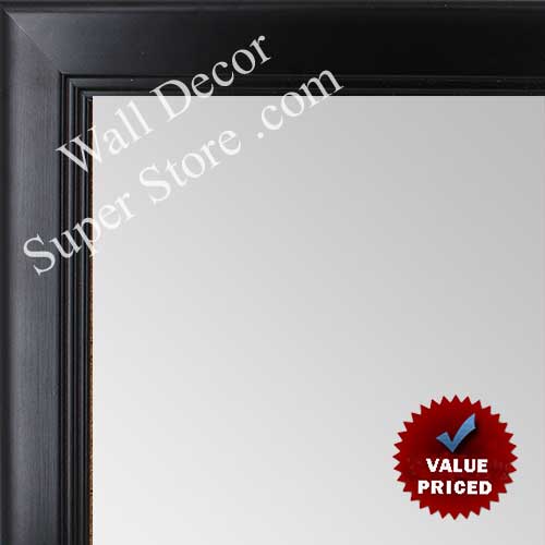 MR1044-9 Black with Inside Ridges - Custom Mirror