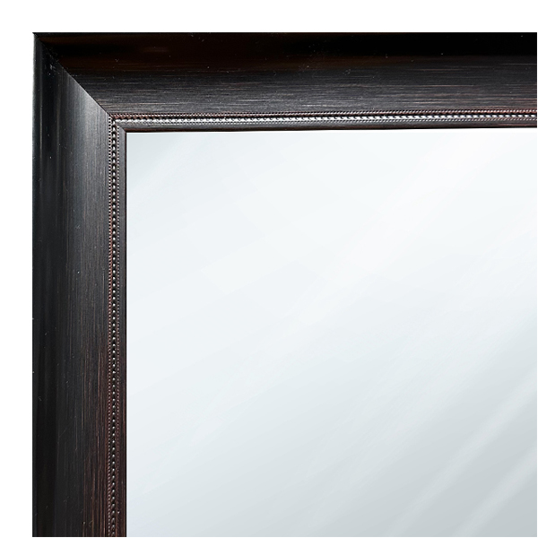 MR1208-5 Plum Scoop with Debossed Pattern - Custom Small Mirror - 1.125 Inch Wide