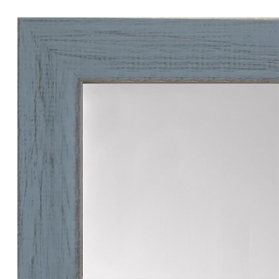 MR1533-6 Distressed Blue Gray - Medium  Custom Wall Mirror