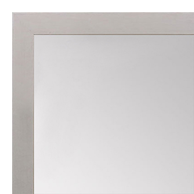 MR1544-10 Distressed White - 3/4 Inch Wide X 1 1/4 Inch High - Custom Wall Mirror - Custom Bathroom Mirror