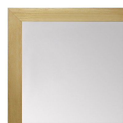 MR1843-4 Natural Clear - 3/4 Inch Wide X 3/4 Inch High - Custom Wall Mirror - Custom Bathroom Mirror