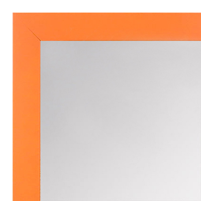 MR1564-12 Tangerine Orange - Very Small Custom Wall Mirror