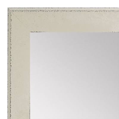 MR1570-1 Distressed White - Medium Custom Wall Mirror Custom Floor Mirror
