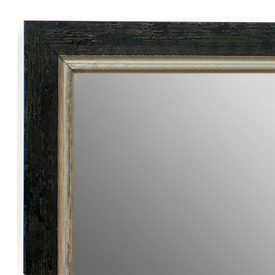 MR1720-1 | Distressed Black / Silver | Custom Wall Mirror | Decorative Framed Mirrors | Wall D�cor