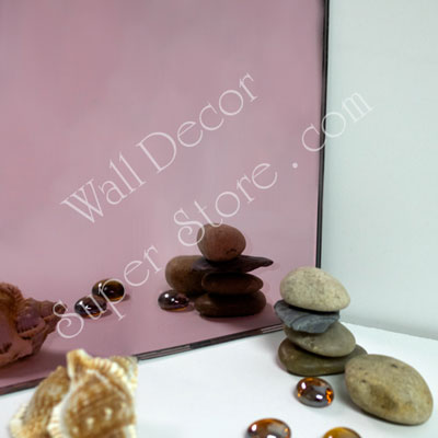 AM95-8 Amethyst - Purple Frameless Colorful Custom Cut Mirror Glass