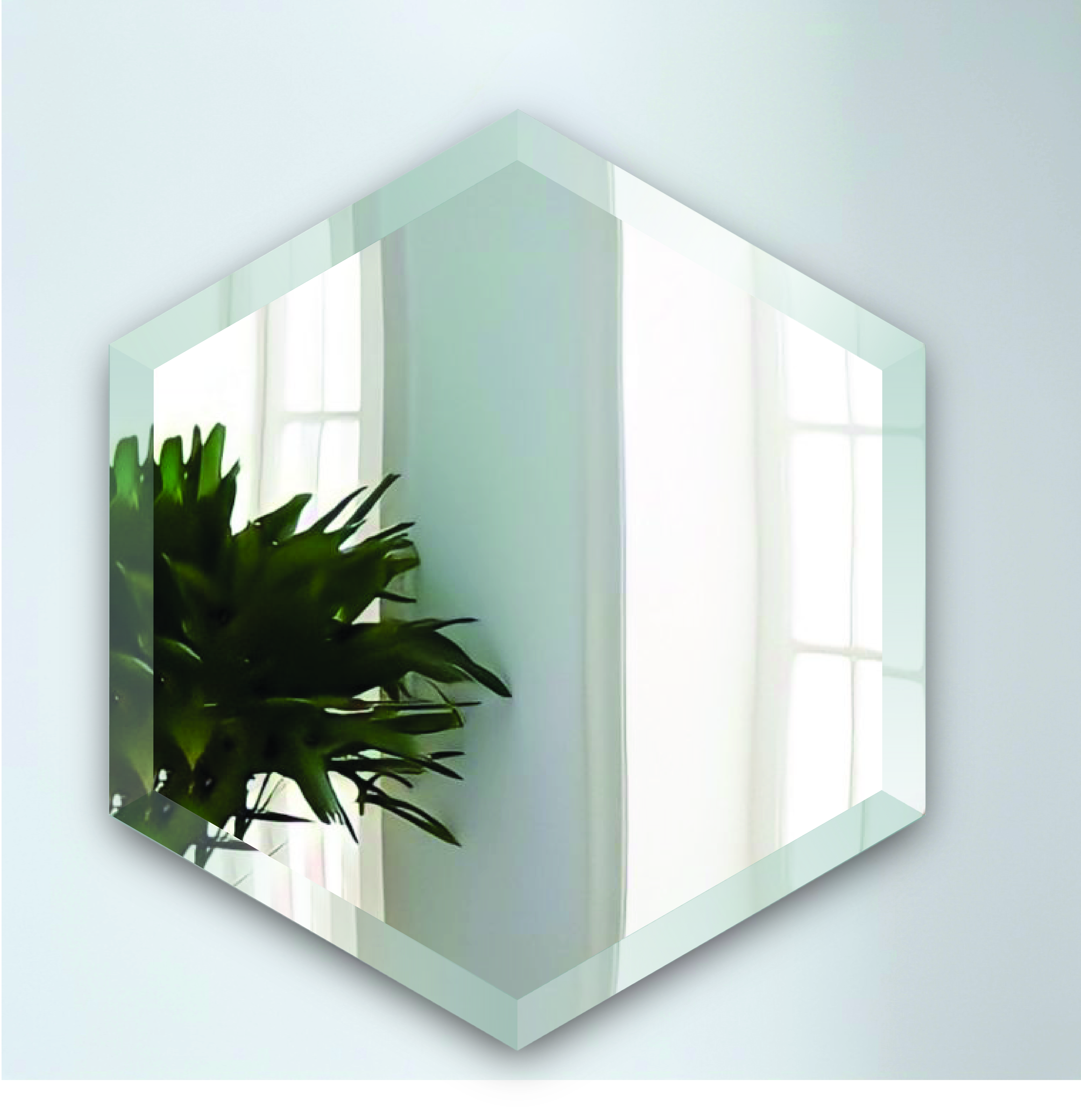 Custom Oval Beveled Frameless Wall Mirrors